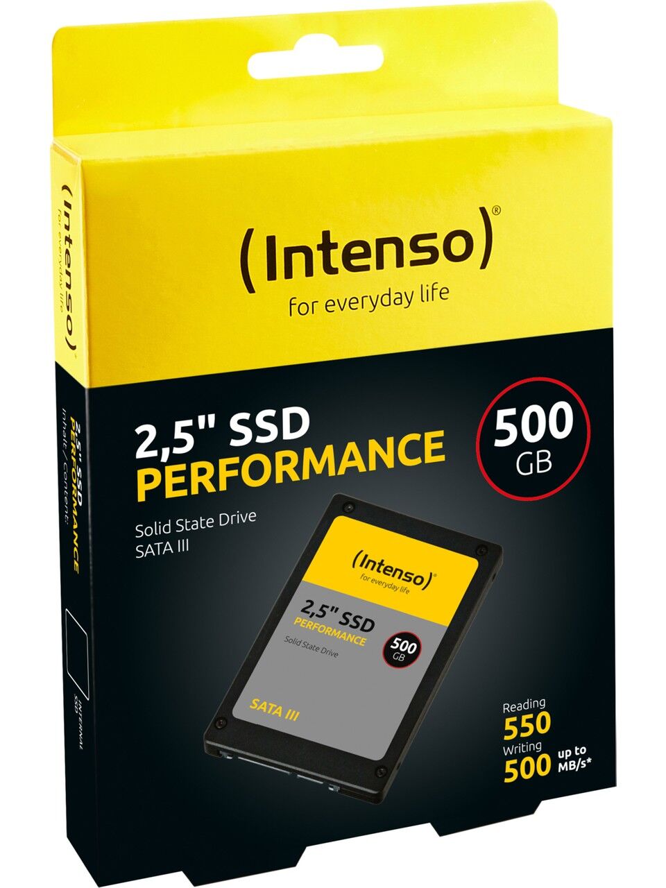Intenso 500gb 2.5'' Ssd Performance Sata 3 550/500mb/s Ssd Disk