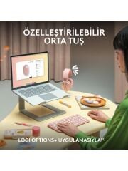 Logitech M350s Pebble 2 Bluetooth Kablosuz Sessiz Kompakt Mouse - Siyah