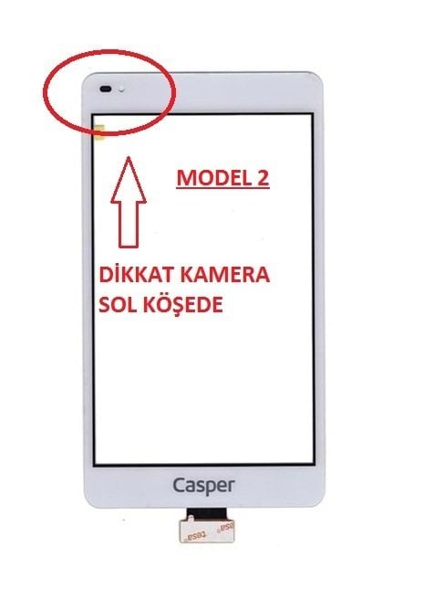 Casper Via S18 8 inç Dokunmatik Panel - Model 2