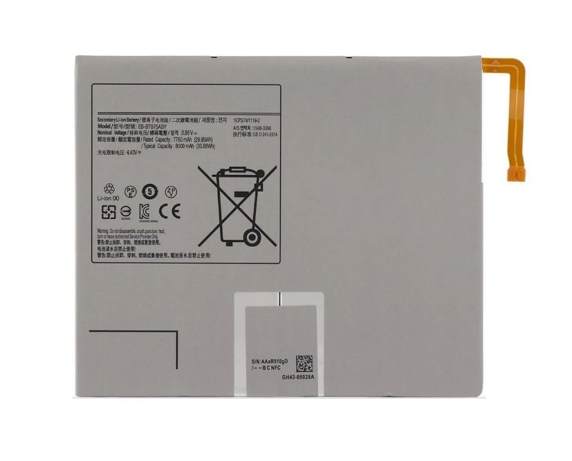 Samsung Galaxy Tab S7 11'' SM-T870 T875 T876 EB-BT875ABY Tablet Batarya - Pil
