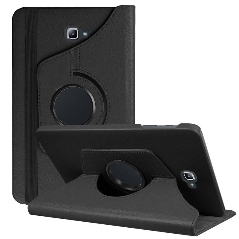 Samsung Galaxy Tab A 10.1'' SM-T580 T585 T587 Stand 360 Derece Döner Kapaklı Tablet Kılıf