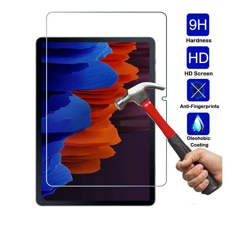Samsung Galaxy Tab S10 Plus 12.4'' SM-X820 SM-X826B  Temperli 9H Kırılmaz Cam - Ekran Koruyucu