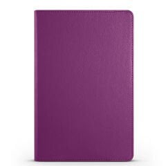 Lenovo Tab M11 TB330XU TB330FU TB331FC Stand 360 Derece Döner Kapaklı Tablet Kılıf mor