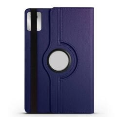 Lenovo Tab M11 TB330XU TB330FU TB331FC Stand 360 Derece Döner Kapaklı Tablet Kılıf mor