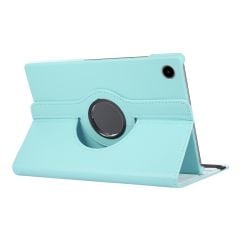 Samsung Galaxy Tab A7 10.4'' 2020 SM-T500 T505 T507 Stand 360 Derece Döner Kapaklı Tablet Kılıf mor