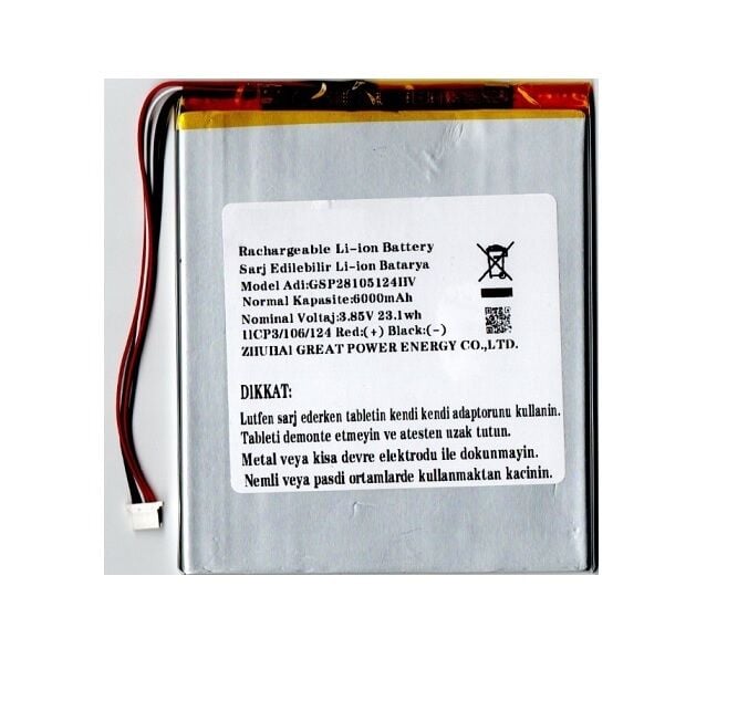 Concord Dream Edition C-754 10.1'' Tablet Batarya - Pil