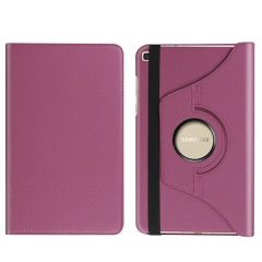Samsung Galaxy Tab A7 Lite 8.7'' SM-T220 T225 T227 Stand 360 Derece Döner Kapaklı Tablet Kılıf PEMBE