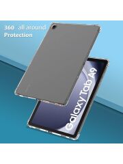 Samsung Galaxy Tab A9 8.7'' SM-X110 X115 X117 Antishock Köşe Korumalı Şeffaf Shockproof Esnek Silikon Kılıf