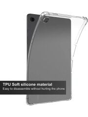 Samsung Galaxy Tab A9 8.7'' SM-X110 X115 X117 Antishock Köşe Korumalı Şeffaf Shockproof Esnek Silikon Kılıf