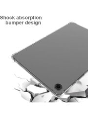Samsung Galaxy Tab A11 8.7'' SM-X130 X133 X135 Antishock Köşe Korumalı Şeffaf Shockproof Esnek Silikon Kılıf