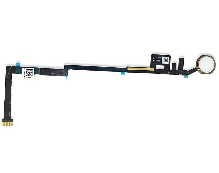 Apple iPad 5 2017 A1822 A1823 Home Buton Flex Kablo - Beyaz