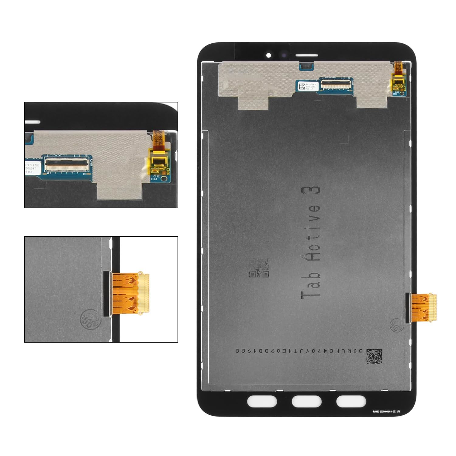 Samsung Galaxy Tab Active 3 SM-T575 SM-T577  Lcd Ekran ve Dokunmatik Panel SET - Siyah
