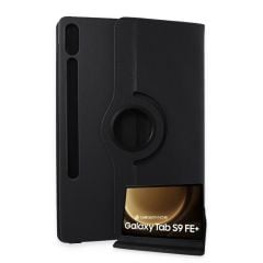 Samsung Galaxy Tab S10 Plus 12.4'' SM-X820 SM-X826B Stand 360 Derece Döner Kapaklı Tablet Kılıf