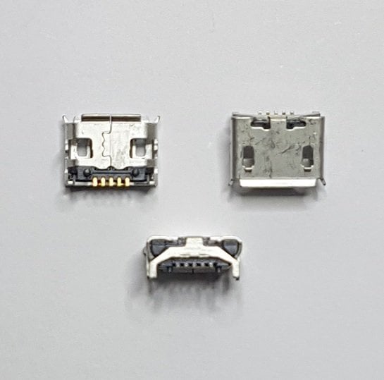 EFGDC-17 Micro Usb Tablet Telefon Dc Jack / Sarj Soketi
