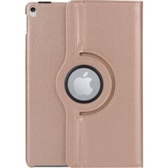 Apple ipad Mini 3 A1599 A1600 A1601 Stand 360 Derece Döner Kapaklı Tablet Kılıf GOLD