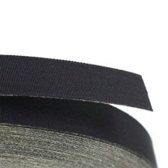 Asetatlı Kumaş Bez Bant 20mm 30 metre - Siyah