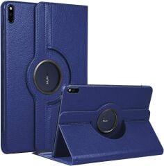 Huawei MatePad 10.4'' BAH3-W09 BAH3-L09 Stand 360 Derece Döner Kapaklı Tablet Kılıf SİYAH