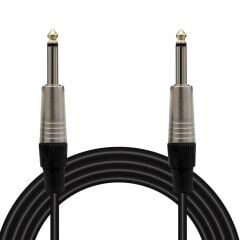 Gitar / Anfi Enstruman Kablo 6.3 Mm Mono Erkek - 6.3 Mm Mono Erkek 1 Metre Kablo