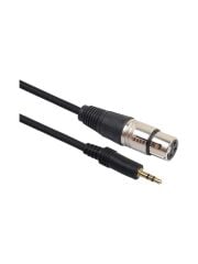 Mikrofon 3.5Mm Çevirici Adaptör Dönüştürücü 3 Pin Dişi Ses Kablosu
