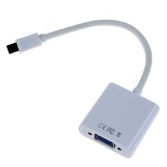 Mini Displayport to VGA Çevirici Dönüştürücü Adaptör Kablosu