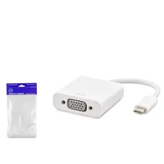Type-C To Vga F Çevirici 1080P Beyaz