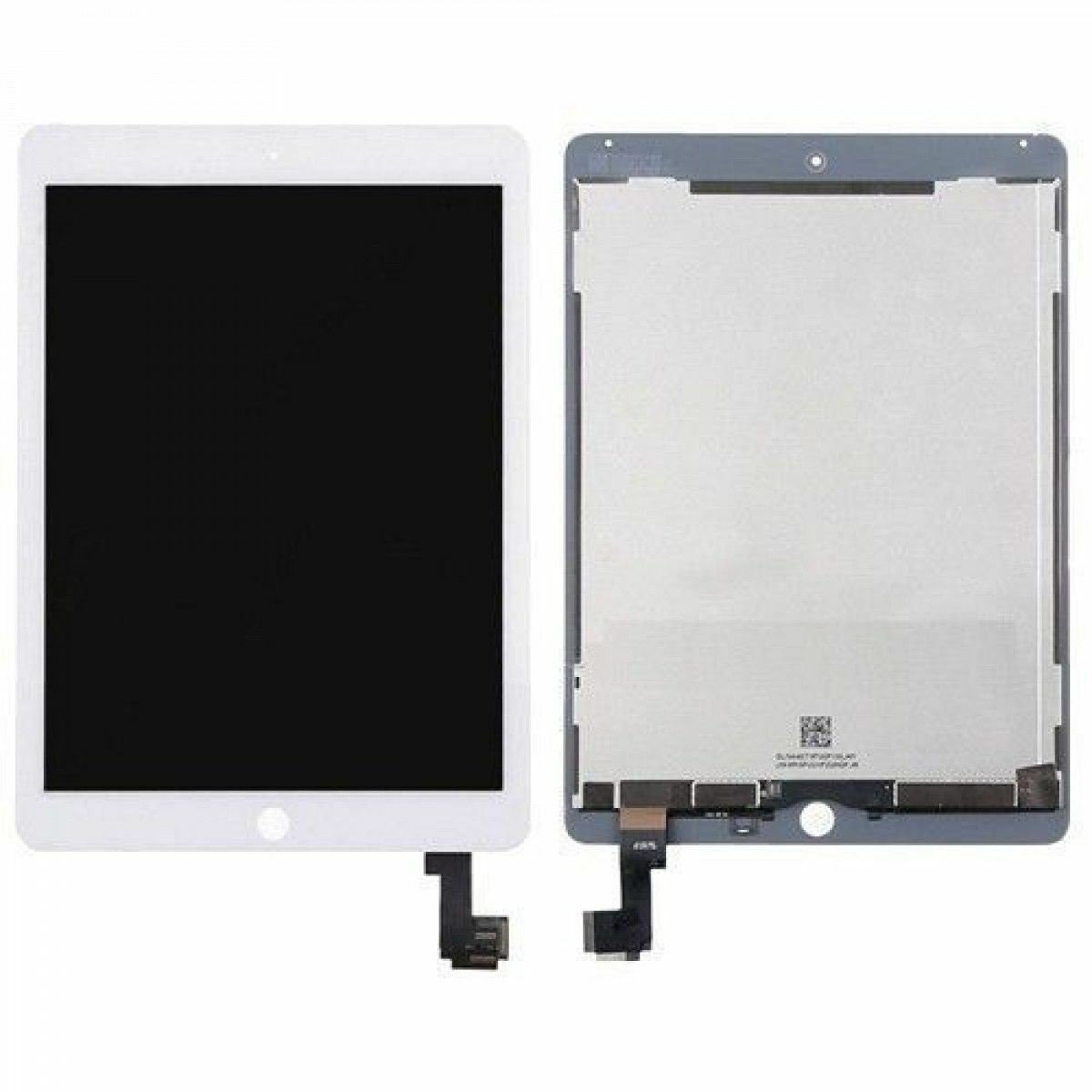 Apple iPad Air 2 A1566 A1567 Dokunmatik Panel ve Lcd Panel Komple Set - Beyaz