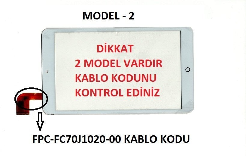 Reeder M7 Pro 7 inç Dokunmatik Panel Model -2