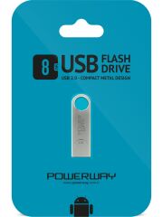 Powerway 8GB Metal 2.0 Usb Flash Bellek
