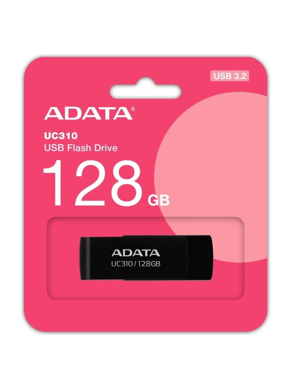 Adata UC310-128GB 128GB Usb3.2 Gen1 Black Flash Bellek