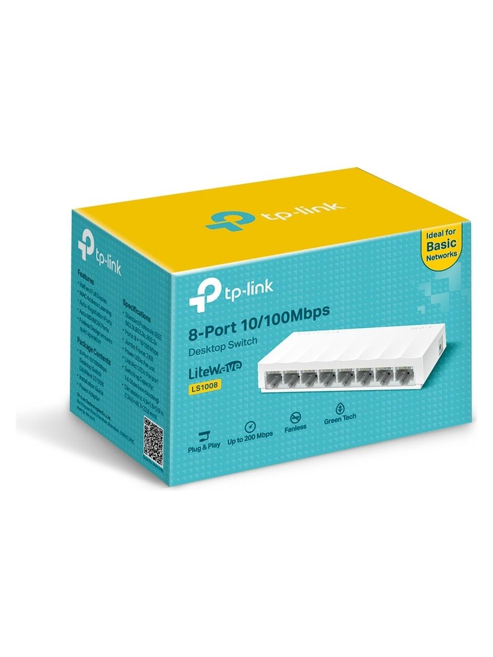 TP-Link LS1008 8-Port 10/100Mbps Masaüstü Switch