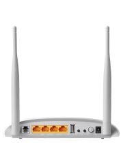 TP-Link TD-W9970 | WiFi 4 VDSL/ADSL Modem Router | 2 Harici Anten | 300 Mbps | 4 Ethernet Portu | Kolay Kurulum | Dual Band Desteği |