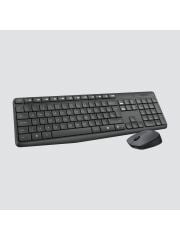 Logitech MK235 USB Kablosuz Türkçe Klavye Mouse Seti - Antrasit Gri