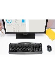 Logitech MK330 Kablosuz Türkçe Klavye Mouse Seti - Siyah