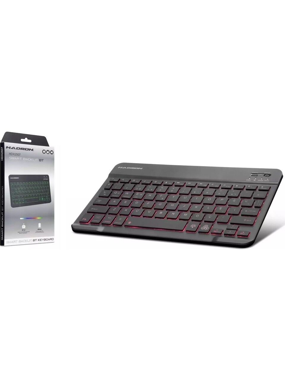 Hadron HDX2507 Smart Backut Rgb Ledli Bluetooth Q Klavye
