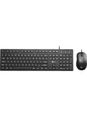 Lecoo CM102 USB Kablolu Türkçe Q Klavye & Mouse Set Siyah