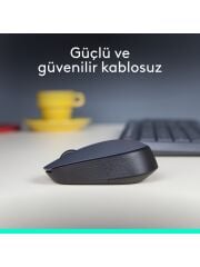 Logitech M170 USB Alıcılı Kablosuz Kompakt Mouse - Gri