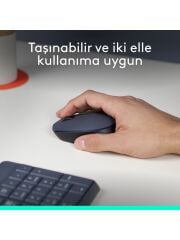 Logitech M170 USB Alıcılı Kablosuz Kompakt Mouse - Gri