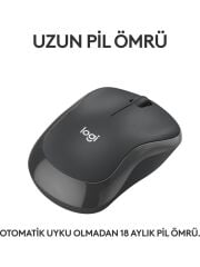 Logitech M240 Sessiz Kompakt Kablosuz Bluetooth Mouse - Siyah