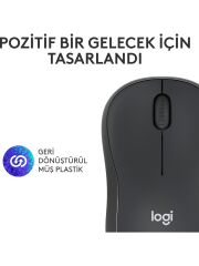 Logitech M240 Sessiz Kompakt Kablosuz Bluetooth Mouse - Siyah