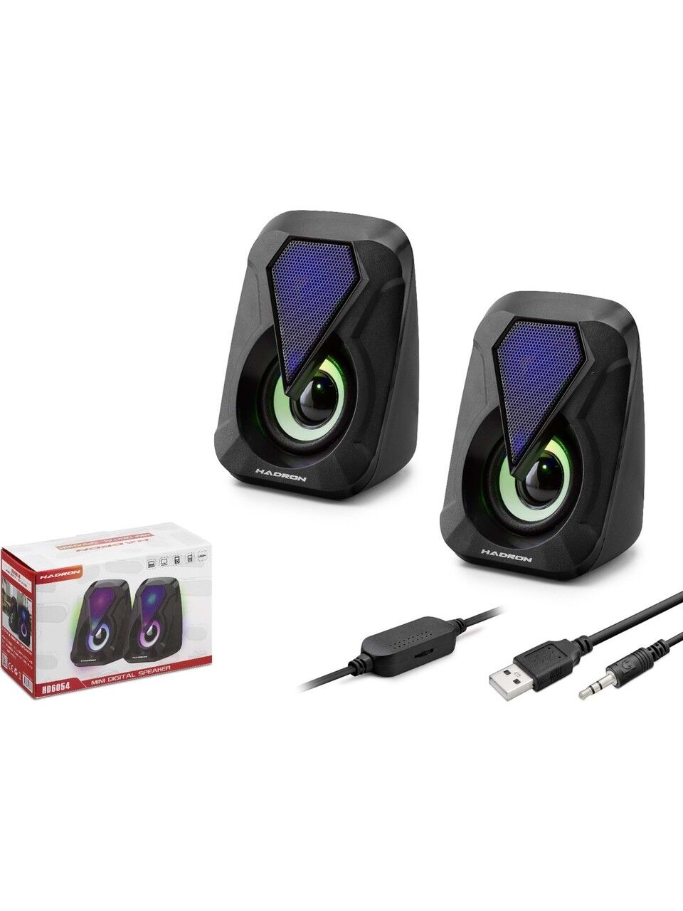Hadron HD6054 1+1 Usb Speaker - Hoparlör
