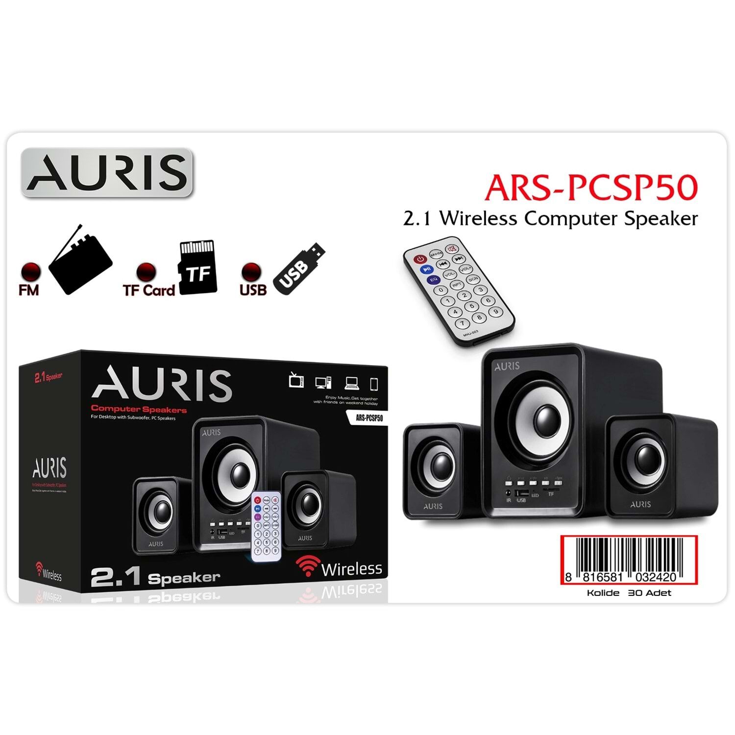 AURIS ARS-PCSP50 2+1 Ses Sistemi