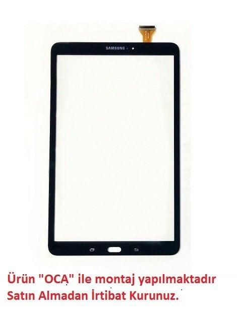 Samsung Galaxy Tab A 10.1 2016 SM-P580 P585 P587 Dokunmatik Panel - Siyah