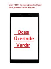 Samsung Galaxy Tab A 8.0 SM-T290 SM-T297 Lens Cam Ön Panel - Siyah