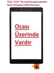 Samsung Galaxy Tab A 8.0 SM-T290 SM-T297 Dokunmatik Panel - Siyah