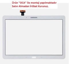 Samsung Galaxy Note 10.1 SM-P600 P601 P605 Dokunmatik Panel - Beyaz