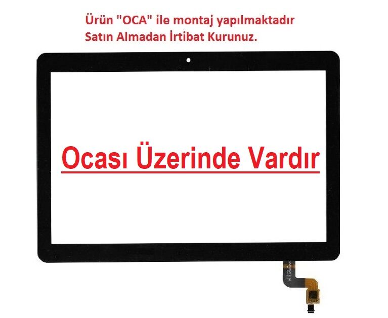 Huawei Mediapad T3 10 AGS-L03 AGS-L09 AGS-W09 Dokunmatik Panel - Siyah