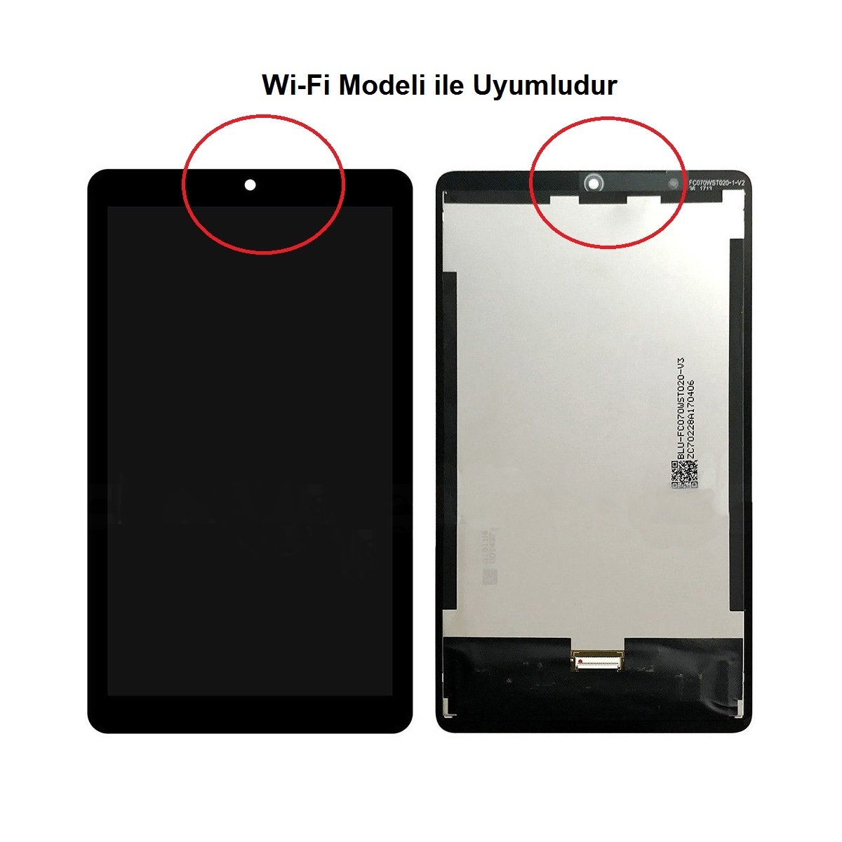 Huawei MediaPad T3 7.0 Wi-Fi BG2-W09 BG2-U01 BG2-U03 Lcd Ekran ve Dokunmatik Panel - SET