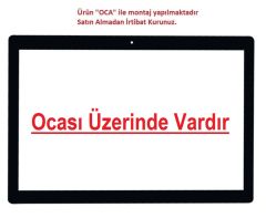Lenovo Tab M10 TB-X605F TB-X605M X605L ZA490043TR Lens Cam Ön Panel - Siyah
