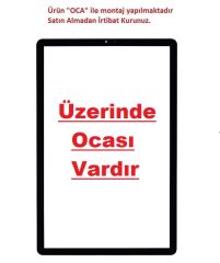 Samsung Galaxy Tab S6 T860 T865 T867 Lens Cam Ön Panel - Siyah