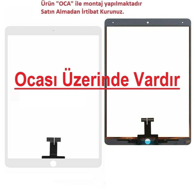 Apple iPad Pro 10.5'' A1701 A1709 Dokunmatik Panel - Beyaz